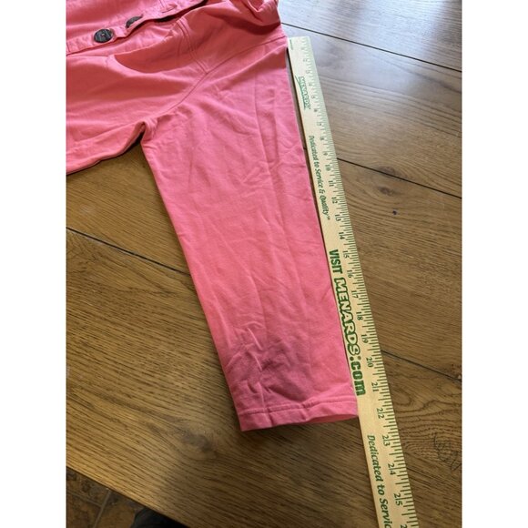 Lulu B Tunic Top 5 Button High Neck Jacket Top Size XL Stretch Loungewear Artsy - Picture 6 of 12